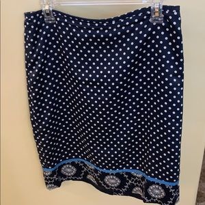 Anne Taylor Loft polka dot skirt